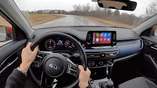 2021 Kia Seltos S Turbo AWD - POV Review