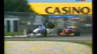 Formula 1 Belgium 1996 Huge crash Verstappen French commentary TF1