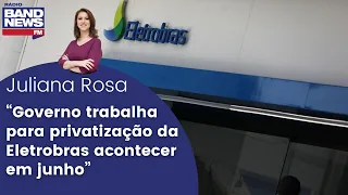 Juliana Rosa: “Governo trabalha para privatização da Eletrobras acontecer em junho”