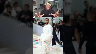 Kai Cenat the dresser of Met Gala  ft Bad Bunny #latino #kaicenat #amp #shorts