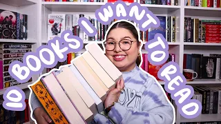 10 books i want to read in 2024 🔑✨ fantasy, romance, sci-fi, middle grade, and more!