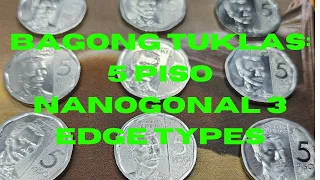 5 Piso NGC Nanogonal Coin - 3 Edge Types