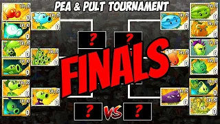 PvZ 2 Tournament All Best PEA & PULT Plants - Who Will Win?