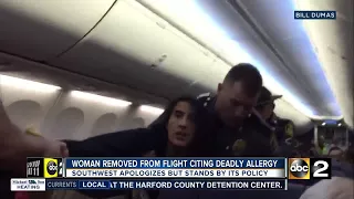 Woman removed from Southwest flight