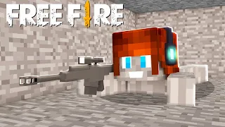 MINECRAFT FREE FIRE COM CAMUFLAGEM !!