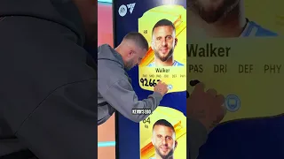 Kyle Walker Corrects his FC24 Card! #shorts #fc24 #easports #pace #shorts