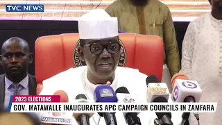 Matawalle Inaugurates APC Campaign Councils In Zamfara