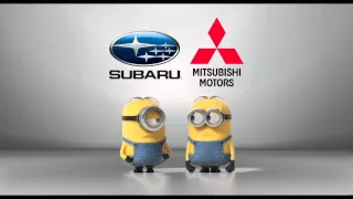 Subaru vs. Mitsubishi Minions Style