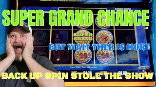 I Landed The Super Grand Chance. Then the Back up spin Hand Pay stole the Show!! #handpay #jackpot
