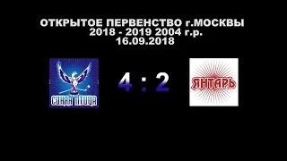 Синяя птица 2004 - Янтарь 2004 16.09.2018