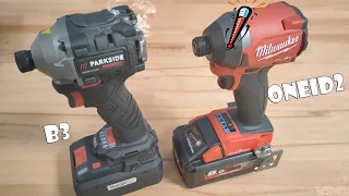 Milwaukee M18 ONEID2 vs Parkside PDSSAP 20-Li B3