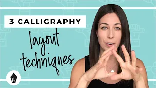 How To Layout Your Calligraphy Quotes - 3 Easy Techniques For Beginners!