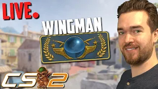 CS2 SoloQ to Global Elite Wingman Special LIVE