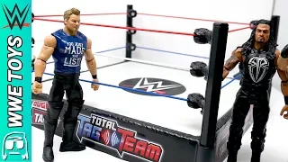 WWE Tough Talkers Total Tag Team Ring Toy Playset Unboxing, Construction & Review!!