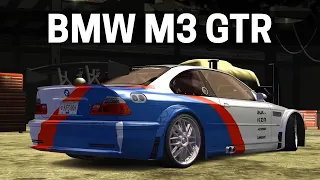 NFS Most Wanted - BMW M3 GTR Customization