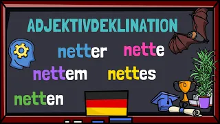 📚 Adjektivdeklination | Grammatik üben | Deutsch Lernen | Learn German