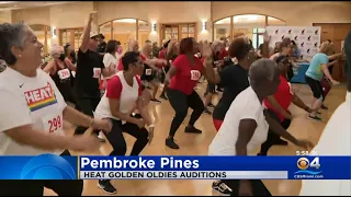 Miami Heat Hold Auditions For "Golden Oldies" Dance Team