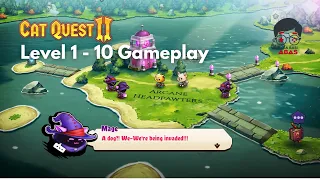 Cat Quest 2 Level 1-10 Gameplay - Single Player, Easy and Comforting Games