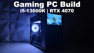 Gaming PC Build | JONSBO D31 | RTX 4070 FE | i5-13600K | iCUE H100i ELITE |