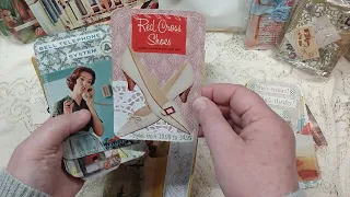 Junk Journal Supplies and Lots of Inspiration from Cindy, (sorry for the abrupt video ending)