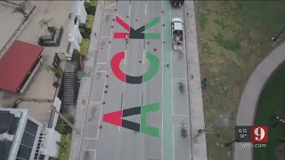 Video: 400-foot ‘Black Lives Matter’ mural painted on downtown Orlando street near Lake Eola