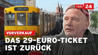 Wie kommt das 29-Euro-Ticket bei Menschen in Berlin an?