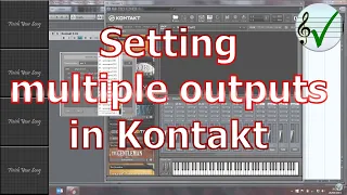 Setting up multiple outputs in Kontakt