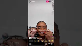 Kenza Boutrif @6Kenza Ends Instagram Live After Receiving Hate (9/4/21)