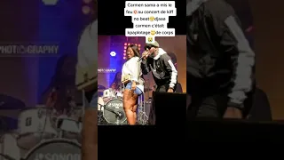 💥Carmen Sama  gâte le coin au concert des KIFF NO BEAT