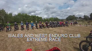 West and Wales extreme motorcycle enduro race  July 2023, hard core race on the Beta X-Trainer.