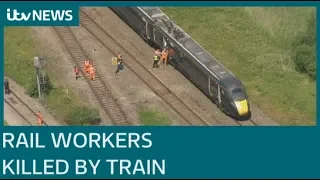 Passengers shocked after railway workers killed by train in Port Talbot | ITV News