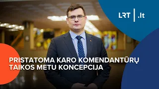 Pristatoma Karo komendantūrų taikos metu koncepcija | 2024-04-12