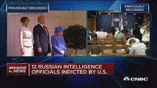 President Trump & First Lady arrive for tea with Queen