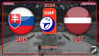 SLOWAKEI - LETTLAND 🏆 Hauptrunde ★ 2024 IIHF Ice Hockey World Championship