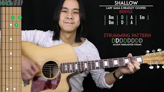 Shallow Guitar Cover - Lady Gaga & Bradley Cooper 🎸 |Tabs + Chords|