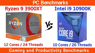 Ryzen 9 3900XT vs Intel i9 10900K Benchmarks