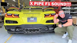 WORLD'S FIRST STRAIGHT PIPED C8 Z06 Sounds COMPLETELY INSANE!!! *LOUDEST C8 EVER!*