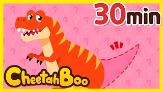 Where did my tail go? | Lost my Tail❗ | Best Game Compilation | Dinosaur for kids  #Cheetahboo