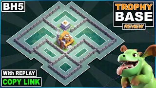 NEW BEST! Builder Hall 5 Base COPY Link 2023!! COC BH5 Trophy Base - Clash of Clans