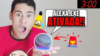 NUNCA FALE COM A ALEXA AS 3 HORAS DA MANHÃ!! - Ela falou sozinha 😱