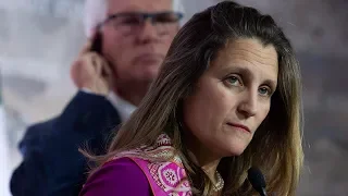 Freeland takes questions about USMCA signing