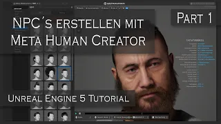 Unreal Engine 5 Tutorial ~ NPC erstellen mit Meta Human Creator ~ Part 1 (German)