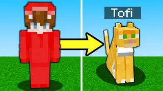 Minecraft'ta Arkadaşıma Yardım Etmek İçin Kedi Oldum