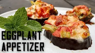 Eggplant Appetizer | Aubergine Pizza | Easy Vegetarian Starter
