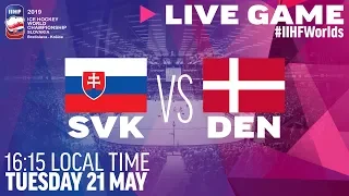 Slovakia vs. Denmark | Full Game | 2019 IIHF Ice Hockey World Championship