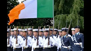 Military honours for Ireland's President Michael D. Higgins