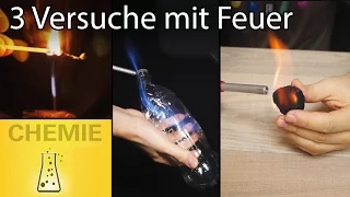 3 verblüffende Versuche mit Feuer!