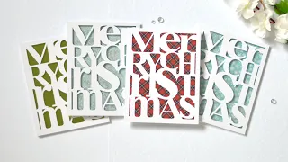 4 EASY Cricut Christmas Cards & Some Design Space Tips Too!