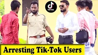 Fake Police Arresting Tik Tok Users | Bhasad News | Pranks in India