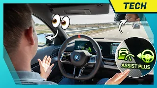 Autobahnassistent im neuen 5er BMW im Test: Permanent Hands-Off fahren, Spurwechsel per Blick